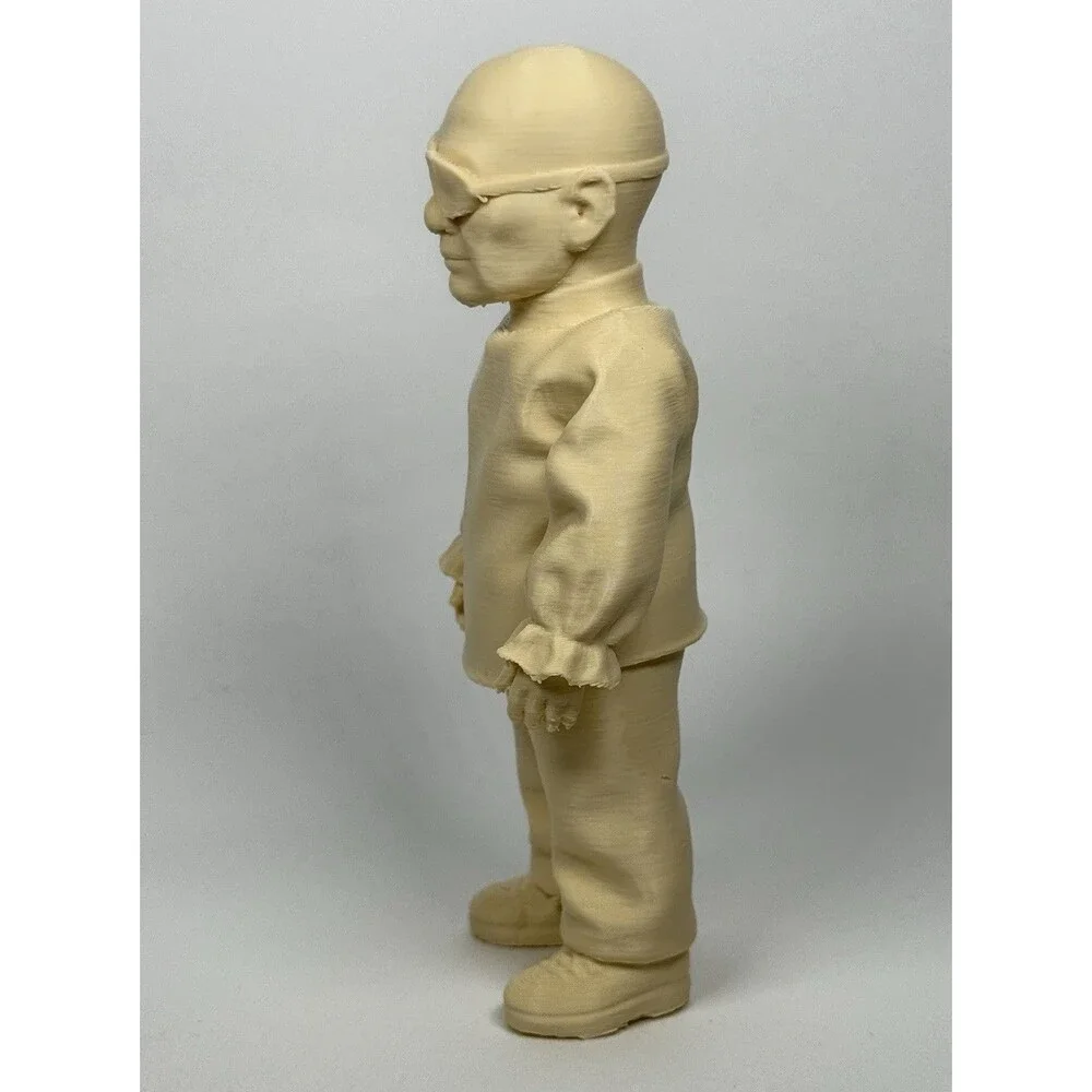 Hugo Man Of 1000 Faces Classic Toy 5” Paintable Figure Eyepatch Disguise Version